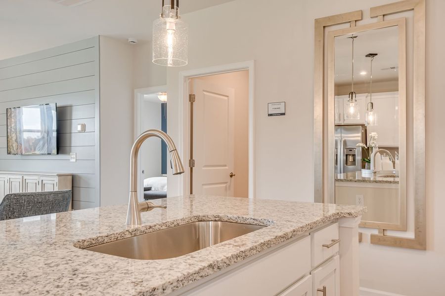 Close-up of interior finishes inside a home in The Beacon at Old Peachtree Single Family Homes, Lawrenceville (Image 365).
