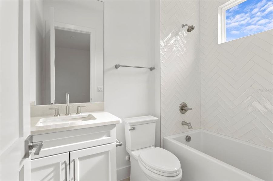 Furnished interior view inside a new home in , Tampa (Image 16). Furnished interior view inside a new home in , Tampa (Image 16).