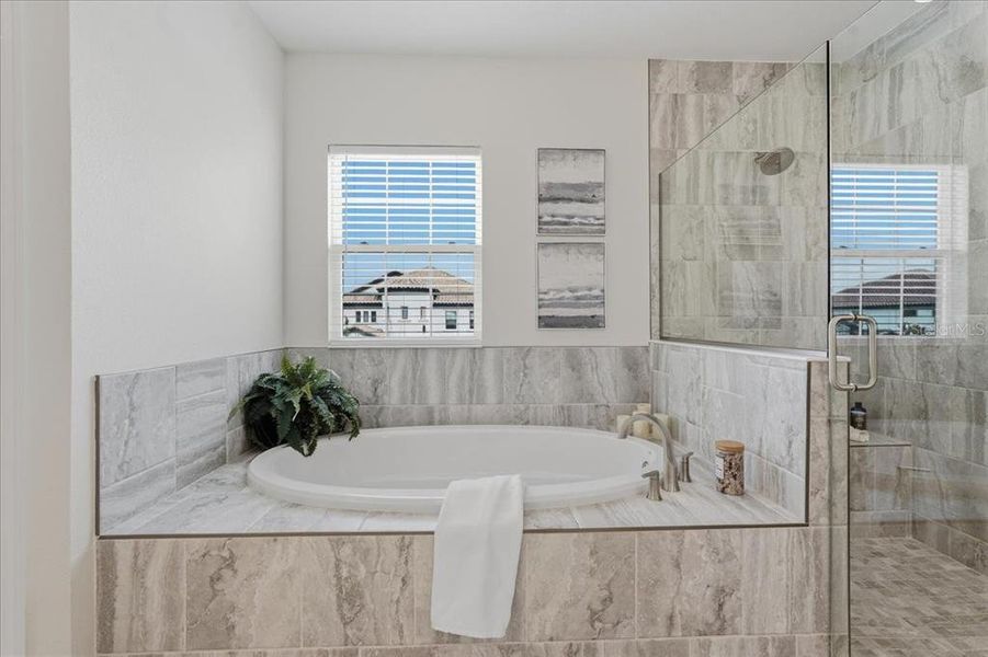Furnished interior view inside a new home in , San Antonio (Image 34).