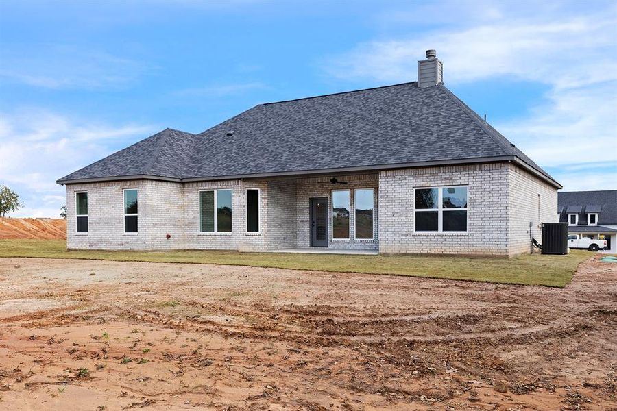 View of rear view of property