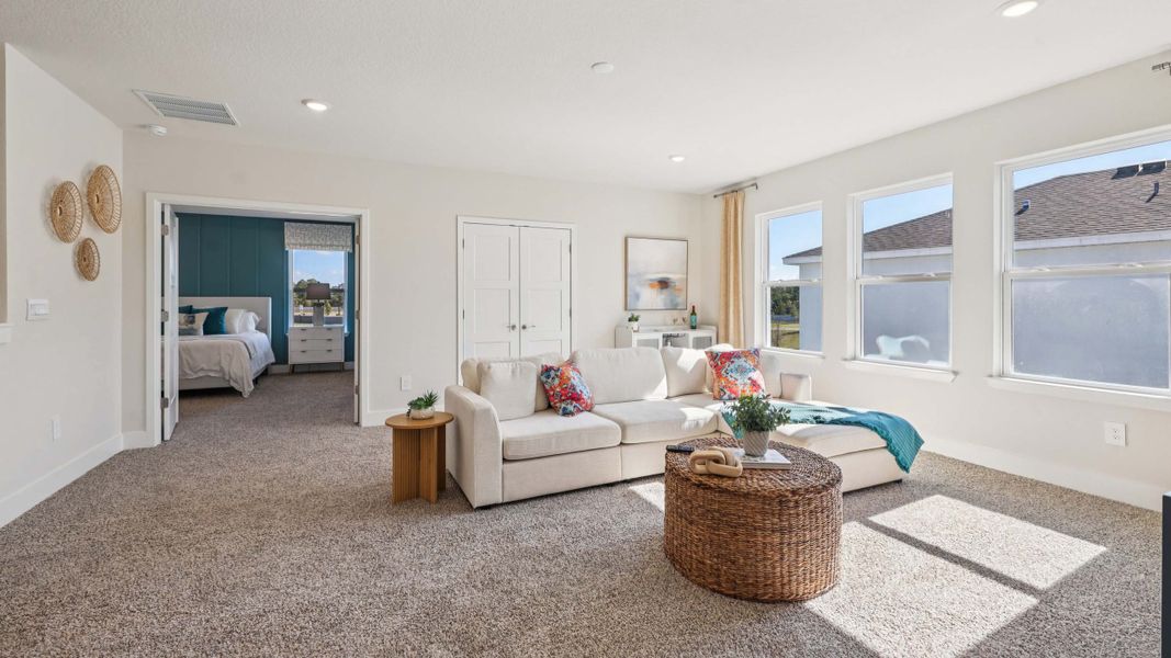 Representative furnished interior of a home built from the Holden by D.R. Horton in Tartan Farms at Winding Oaks, Ocala (Image 24).