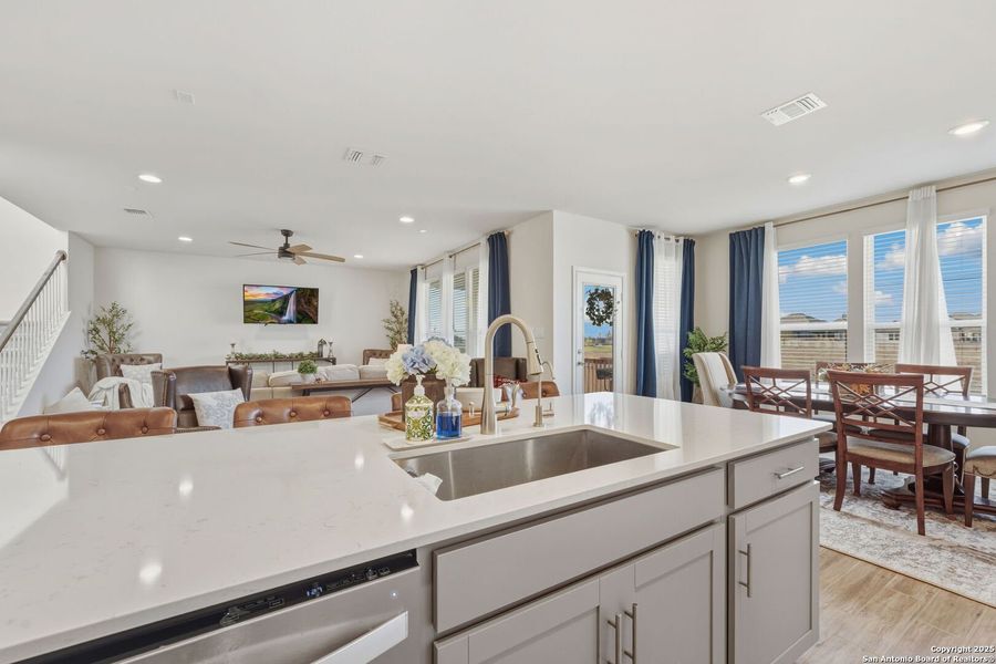 Furnished interior view inside a new home in Lily Springs, Seguin (Image 6).
