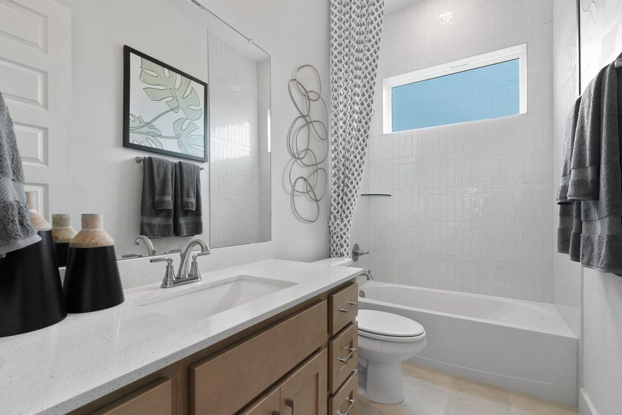 Furnished interior view inside a new home in Lariat, Liberty Hill (Image 18). Furnished interior view inside a new home in Lariat, Liberty Hill (Image 18).