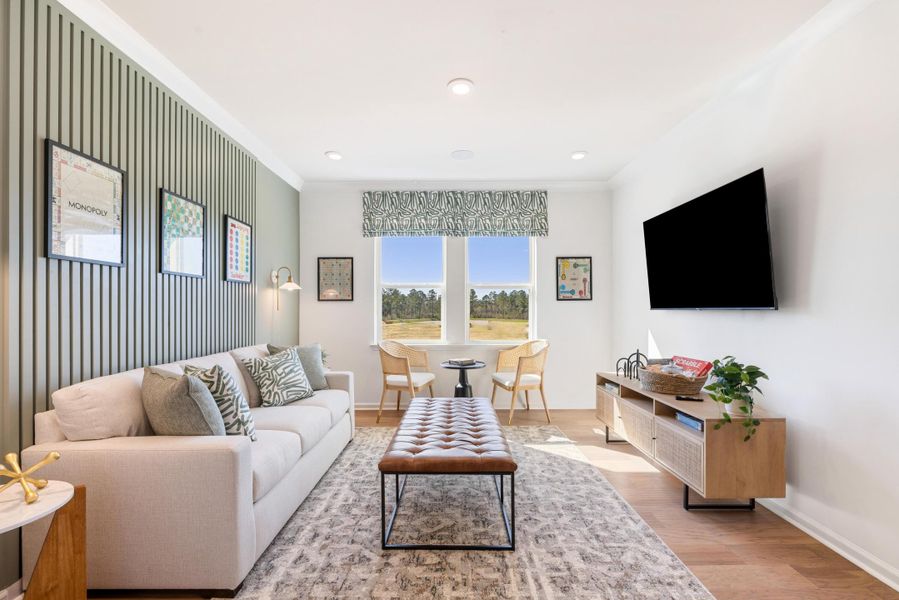 Furnished interior view inside a new home in The Oaks, Goose Creek (Image 35).