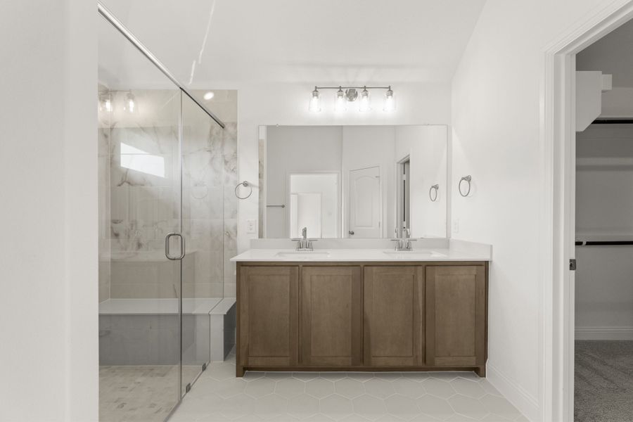 Furnished interior view inside a new home in The Reserve at Spiritas Ranch, Little Elm (Image 8).