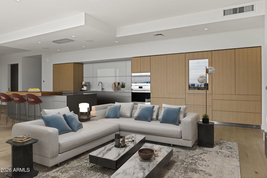 Great Room with Bulthaup Kitchen