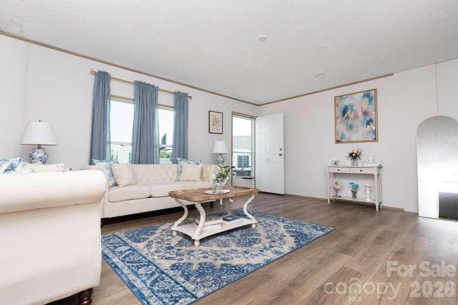 Furnished interior view inside a new home in , Newton (Image 16).