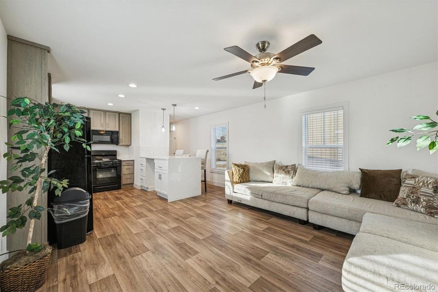 Furnished interior view inside a new home in , Denver (Image 4). Furnished interior view inside a new home in , Denver (Image 4).