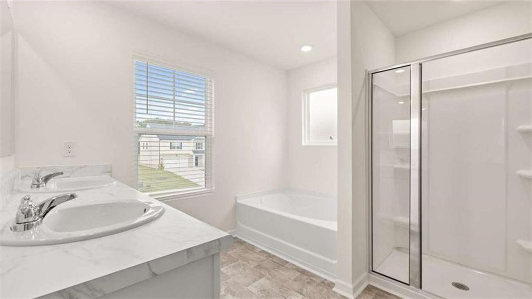 Furnished interior view inside a new home in , Dacula (Image 6).