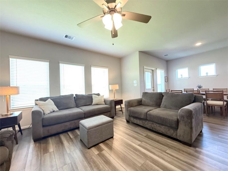Furnished interior view inside a new home in , Angleton (Image 13).