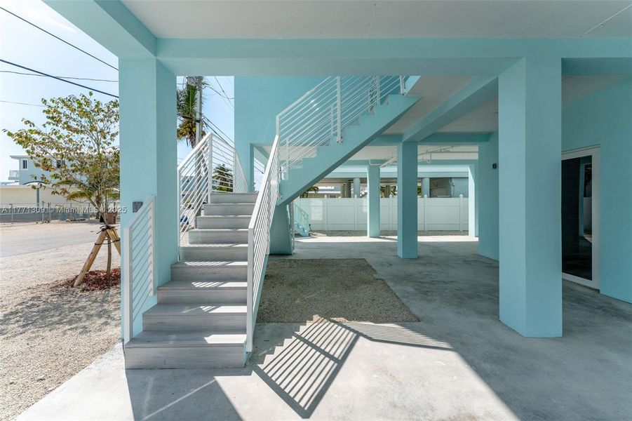 Exterior details and patio area of a home in , Key Largo (Image 28).