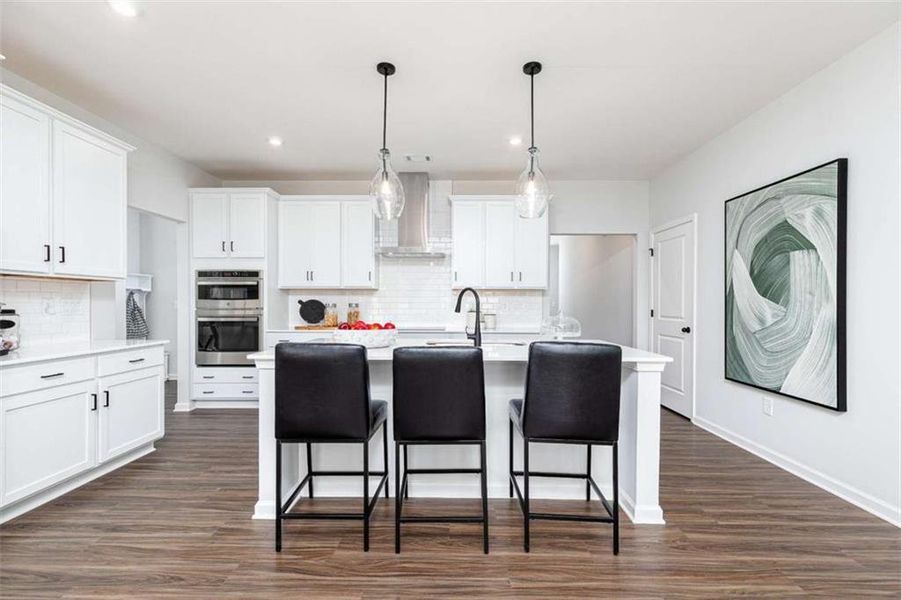 Furnished interior view inside a new home in River Oaks, Locust Grove (Image 24).