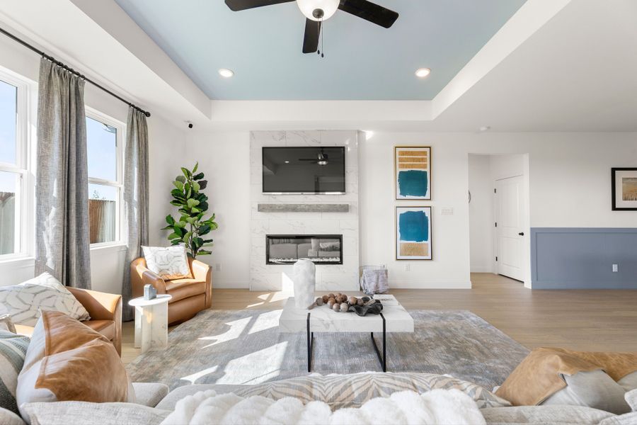 Representative furnished interior of a home built from the The Laurel G by Davidson Homes LLC in Heartland, Heartland (Image 13).