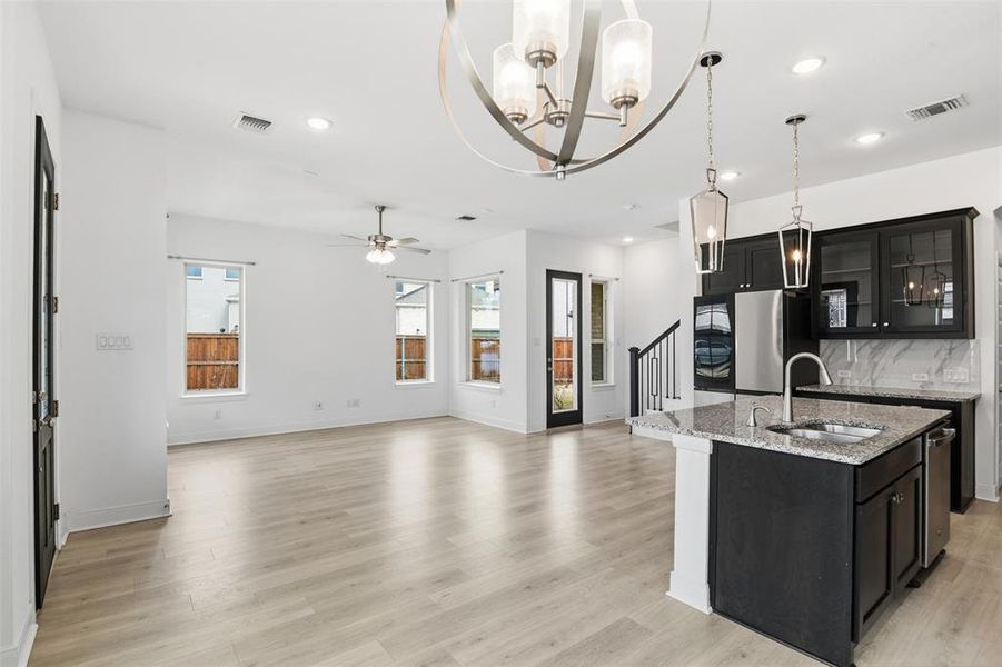 Furnished interior view inside a new home in , Arlington (Image 30).