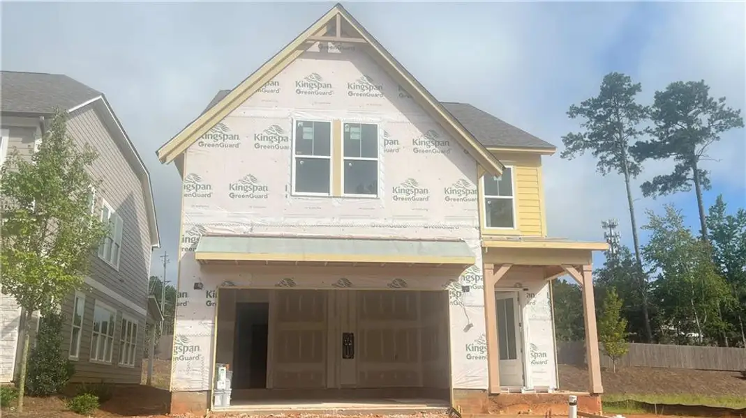 In-progress construction of a new home in Legacy Downs, Canton, GA (Image 31).