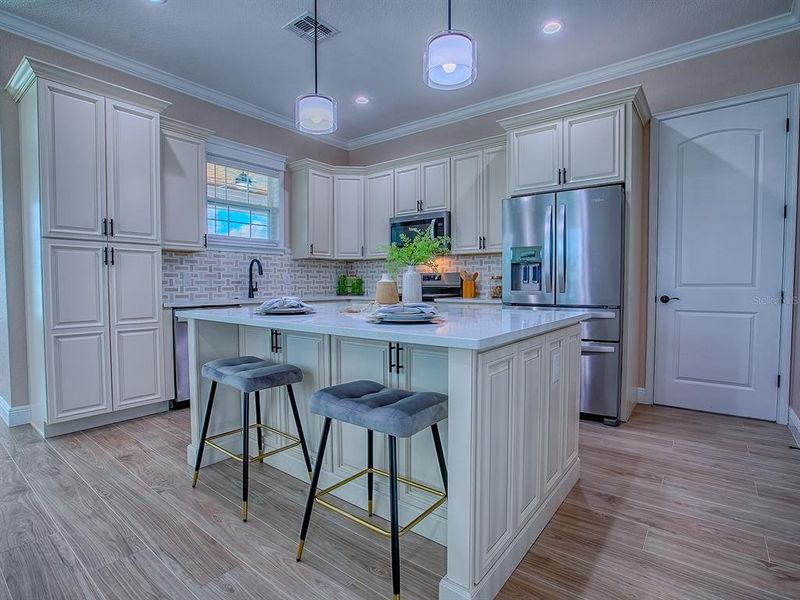 Furnished interior view inside a new home in , Oxford (Image 23).
