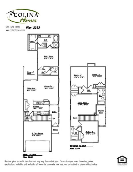 2D floor plan layout of this home in Enclave at Willis, Willis, TX (Image 6).