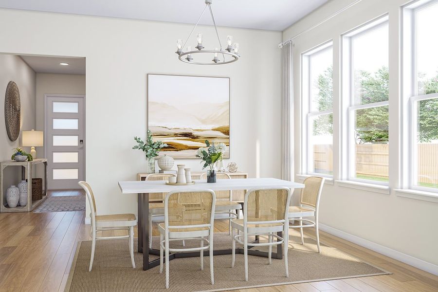 Furnished interior view inside a new home in Arbor Collection At Park Central, Georgetown (Image 7).