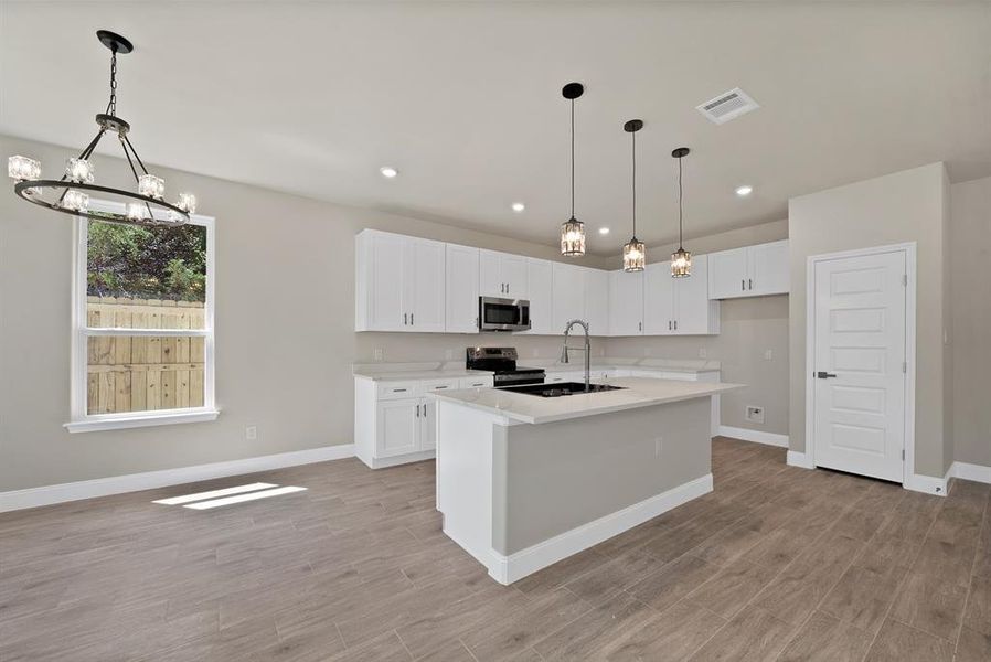 Furnished interior view inside a new home in , Granbury (Image 6).
