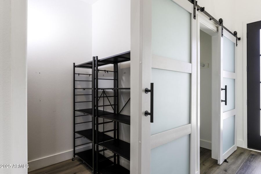 Pantry and Hall Closet Pantry and Hall Closet