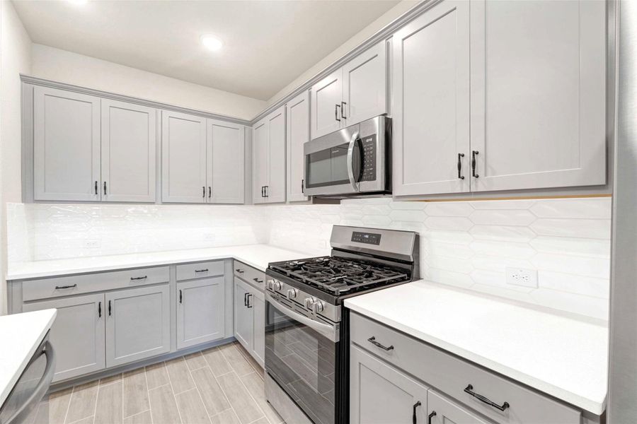 Custom hardware on cabinets