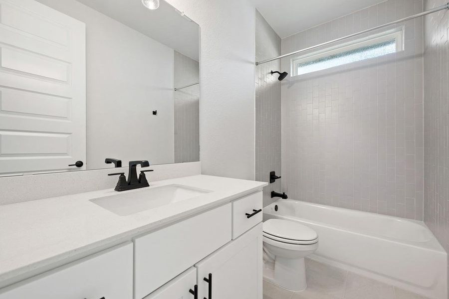 Furnished interior view inside a new home in Lagos Reserve, Manor (Image 9).