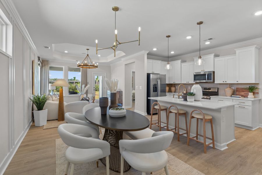 Furnished interior view inside a new home in Traditions at Carolina Forest, Myrtle Beach (Image 6). Furnished interior view inside a new home in Traditions at Carolina Forest, Myrtle Beach (Image 6).