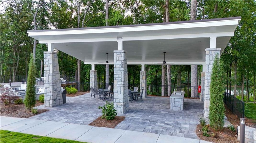 Community amenities in Waterside Townhomes, Peachtree Corners (Image 45).