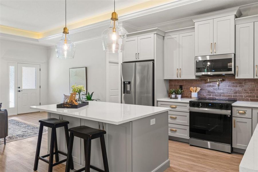 Furnished interior view inside a new home in , Citrus Springs (Image 18).