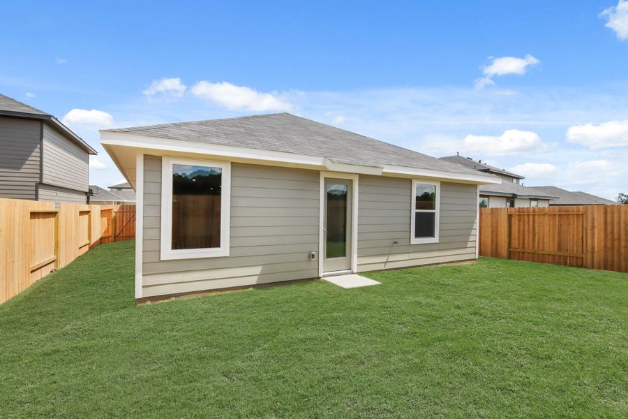 Exterior details and patio area of a home in Sunset Valley, Hockley (Image 2).