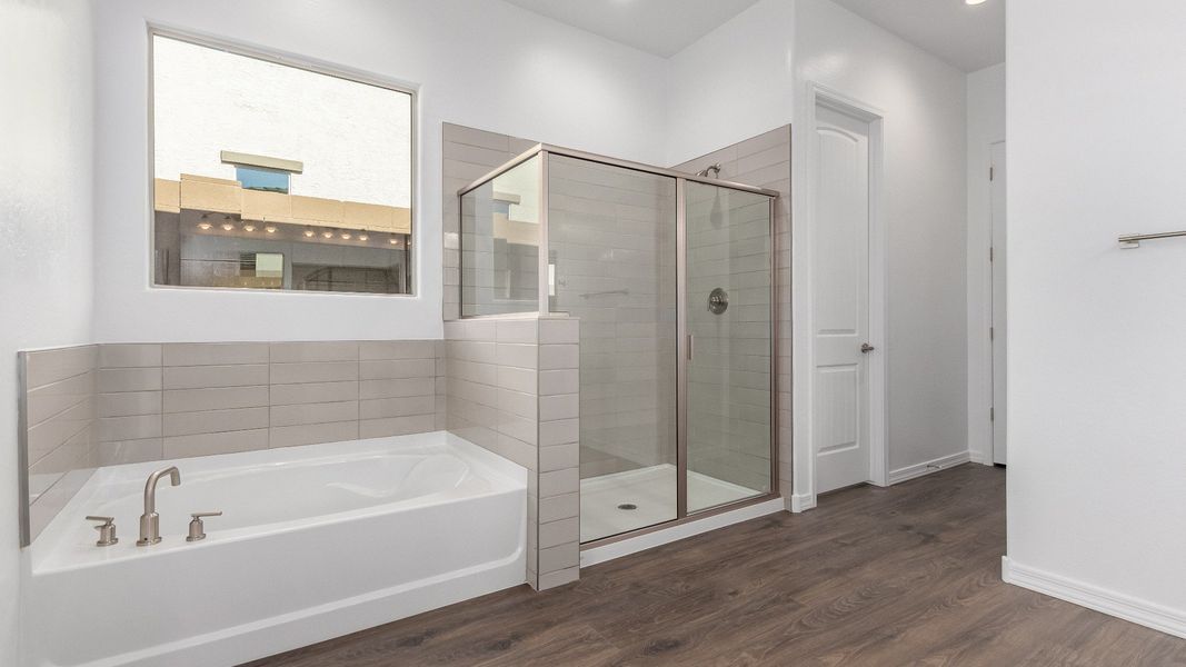 Furnished interior view inside a new home in Hacienda at Estrella, Goodyear (Image 19).