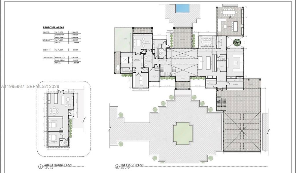 2D floor plan layout of this home in , Homestead, FL (Image 3).