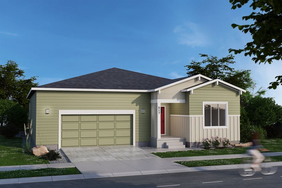 Representative exterior photo of a completed home built from the Morrison by Hartford Homes in Prairie Song Story Collection - Single Family Homes, Windsor, CO (Image 2). Representative exterior photo of a completed home built from the Morrison by Hartford Homes in Prairie Song Story Collection - Single Family Homes, Windsor, CO (Image 2).