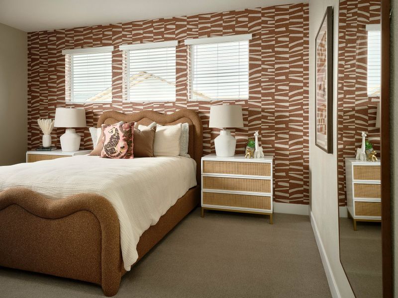 Furnished interior view inside a new home in Barefoot, Firestone (Image 12).