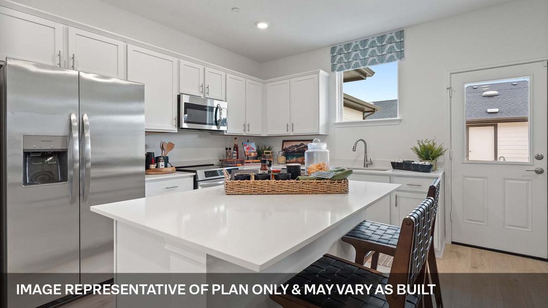 Furnished interior view inside a new home in Avery Centre, Round Rock (Image 10).