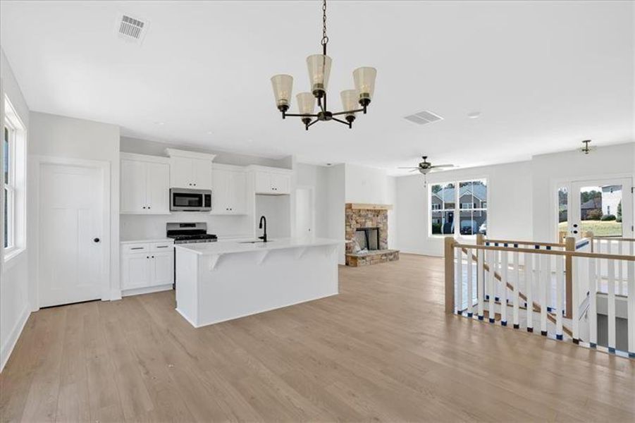 Furnished interior view inside a new home in , Douglasville (Image 9).