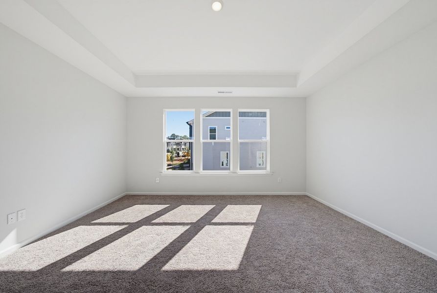 Spacious, unfurnished interior of a new home in Sweetbrier, Durham (Image 20). Spacious, unfurnished interior of a new home in Sweetbrier, Durham (Image 20).