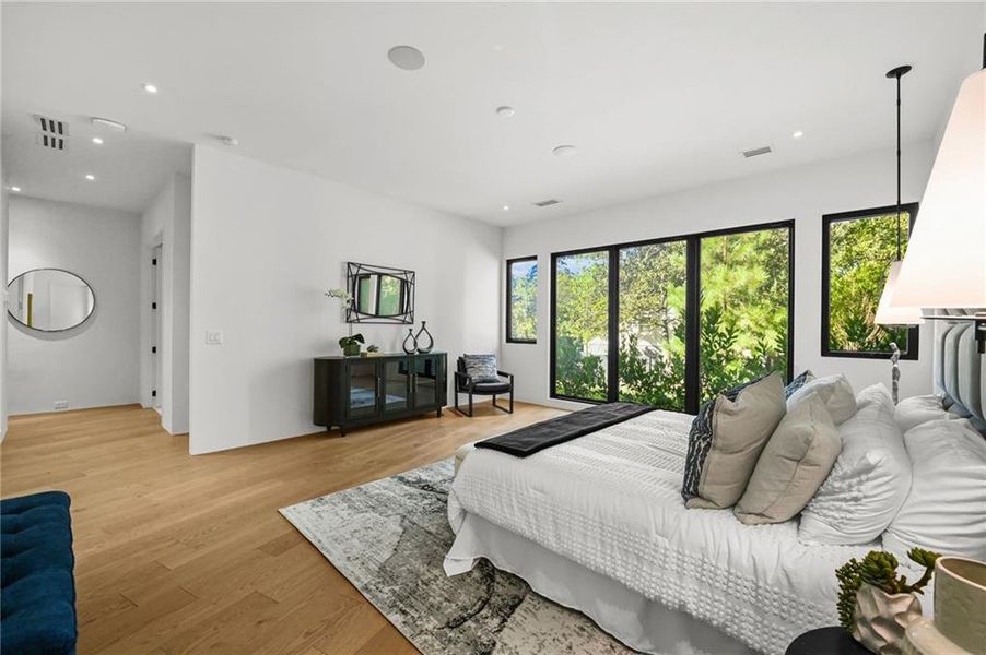Furnished interior view inside a new home in , Atlanta (Image 16).