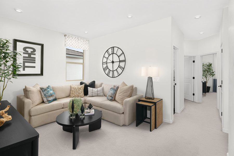 Furnished interior view inside a new home in Bethany Grove, Glendale (Image 4).