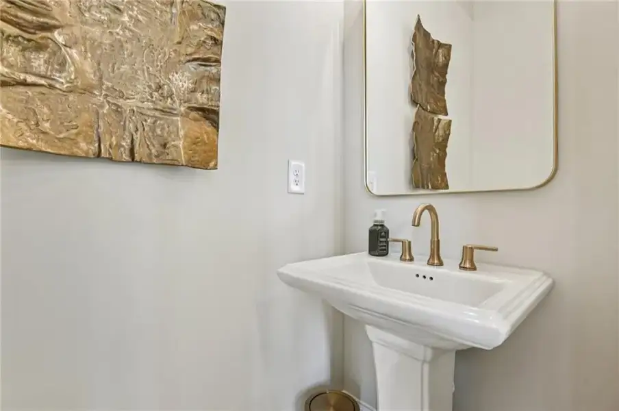 View of Powder Room ~ Photos shown are of previously finished home and for viewing purpose only ~ View of Powder Room ~ Photos shown are of previously finished home and for viewing purpose only ~