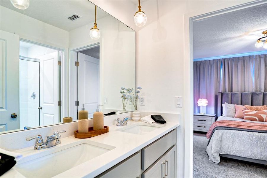 Furnished interior view inside a new home in , Kissimmee (Image 41).