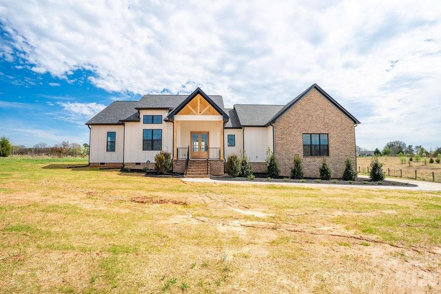 Front exterior of a new home in , Lincolnton, NC, highlighting curb appeal (Image 1). Front exterior of a new home in , Lincolnton, NC, highlighting curb appeal (Image 1).