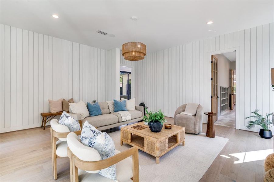 Furnished interior view inside a new home in , Dallas (Image 16).