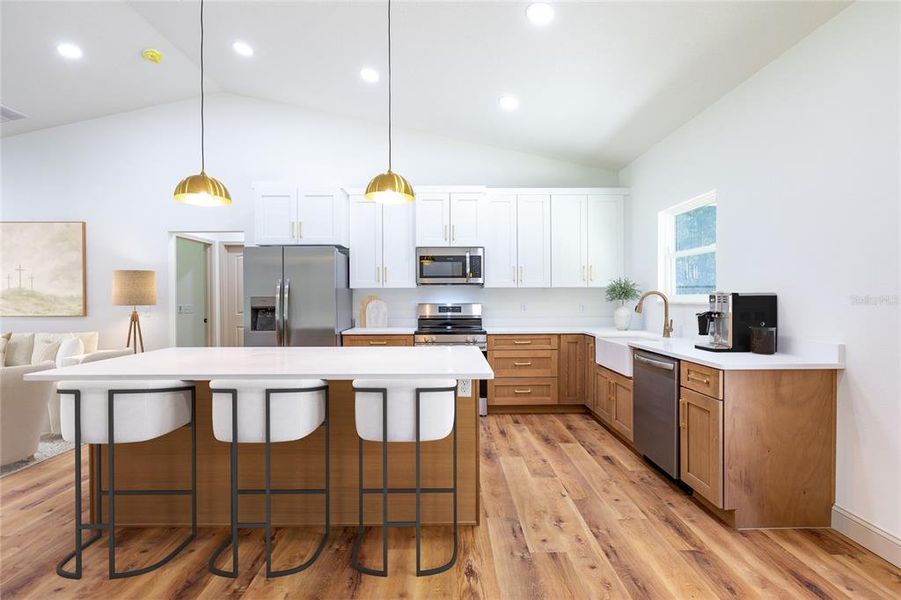 Furnished interior view inside a new home in , Raiford (Image 15).