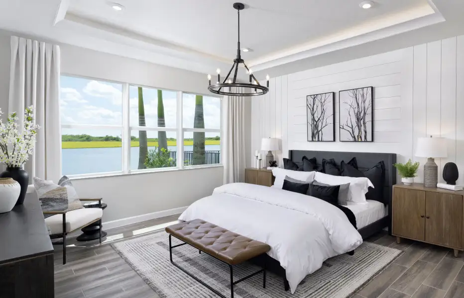 Furnished interior view inside a new home in Tradition, Port St. Lucie (Image 7).