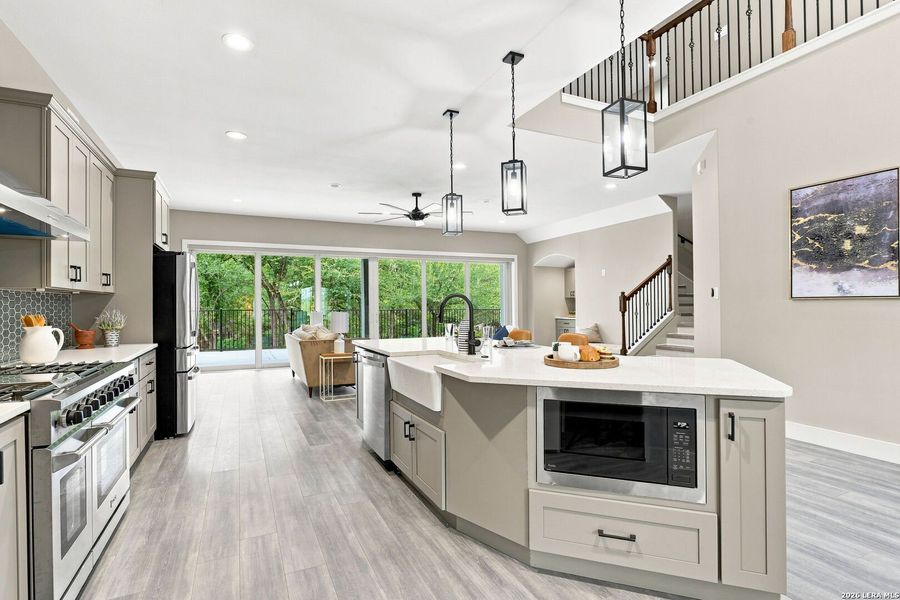 Furnished interior view inside a new home in , San Antonio (Image 19).