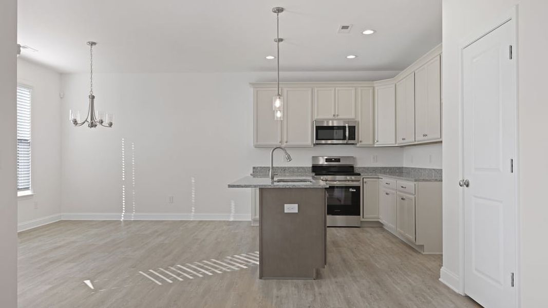 Furnished interior view inside a new home in Edgewood Estates, Greenville (Image 6).