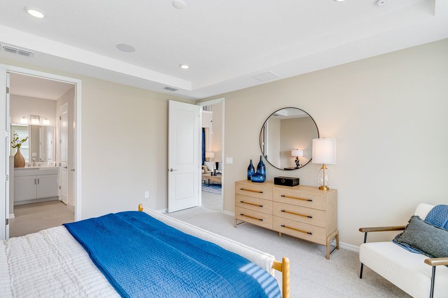 Furnished interior view inside a new home in Center Lake Ranch Community Group Page, St. Cloud (Image 28).