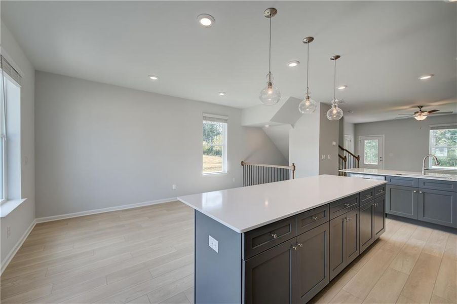 Furnished interior view inside a new home in Daybreak, Newnan (Image 7).