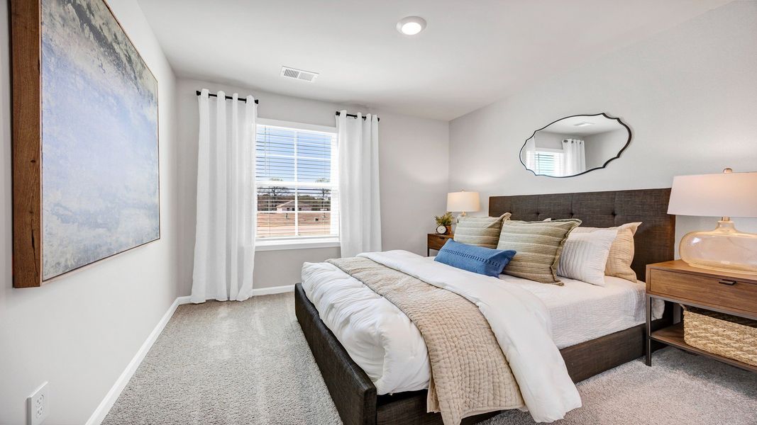 Furnished interior view inside a new home in The Park at Wilkinson, Orangeburg (Image 26).